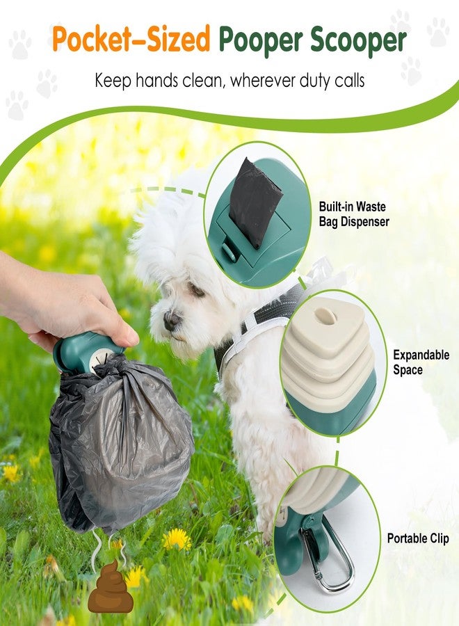 ليتشي مجموعة مجرفة ومجرفة متينة من الفولاذ المقاوم للصدأ من ليتشي، مثالية للحديقة - مجرفة محمولة للكلاب الصغيرة والمتوسطة الحجم، بمقبض طويل قابل للتعديل، مقاومة للصدأ، مع ملحق للكيس، ومشبك للرباط - Image 4